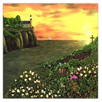 Eddie s Sunset Large Satin Scarf (Square)