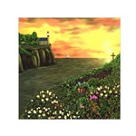 Eddie s Sunset Small Satin Scarf (Square)