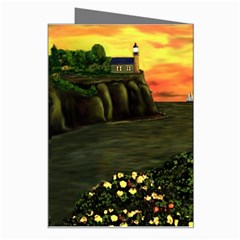Eddie s Sunset  By Ave Hurley   Square (2) Eddie s Sunset By Ave Hurley   [stretched] Greeting Card from ArtsNow.com Right