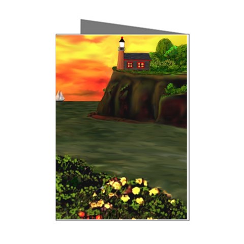 Eileen s Sunset Mini Greeting Cards (Pkg of 8) from ArtsNow.com Left