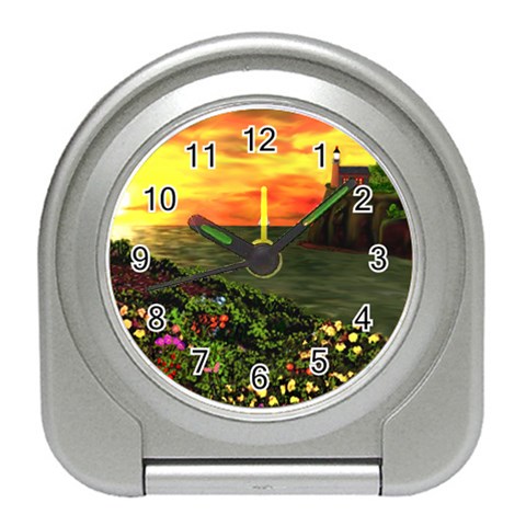 Eileen s Sunset Travel Alarm Clock from ArtsNow.com Front