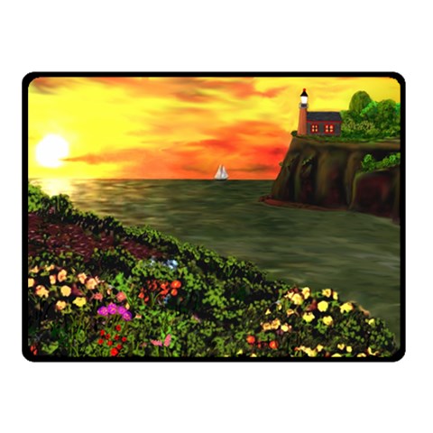 Eileen s Sunset Fleece Blanket (Small) from ArtsNow.com 50 x40  Blanket Front