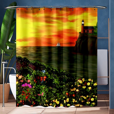 Eileen s Sunset Shower Curtain 60  x 72  (Medium) from ArtsNow.com 60 x72  Curtain