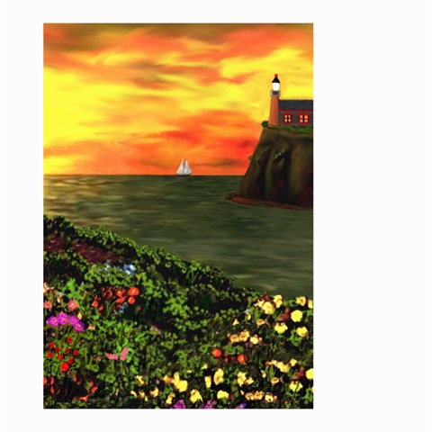 Eileen s Sunset Large Garden Flag (Two Sides) from ArtsNow.com Front