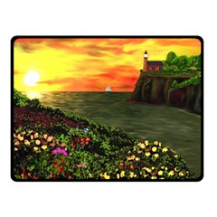 Eileen s Sunset Double Sided Fleece Blanket (Small) from ArtsNow.com 45 x34  Blanket Back
