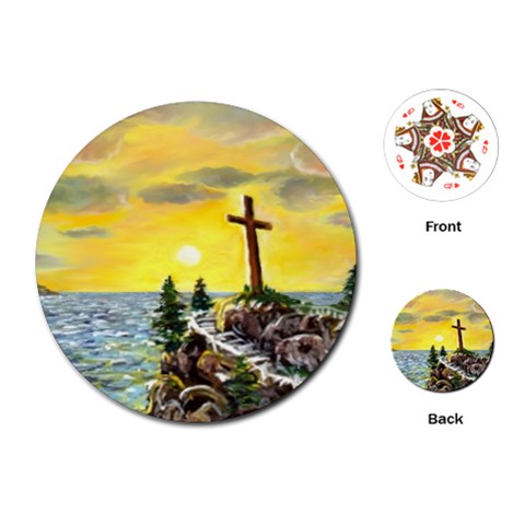 Souls Harbor By Ave Hurley  (1) Playing Cards Single Design (Round) from ArtsNow.com Front