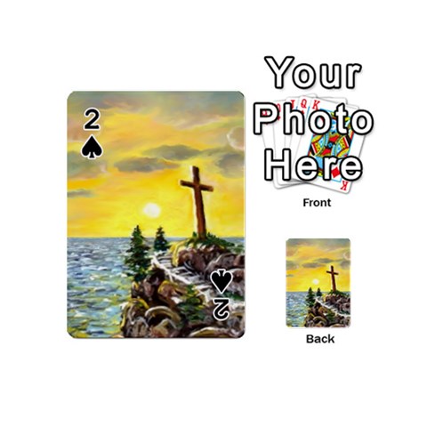 Souls Harbor By Ave Hurley  (1) Playing Cards 54 Designs (Mini) from ArtsNow.com Front - Spade2
