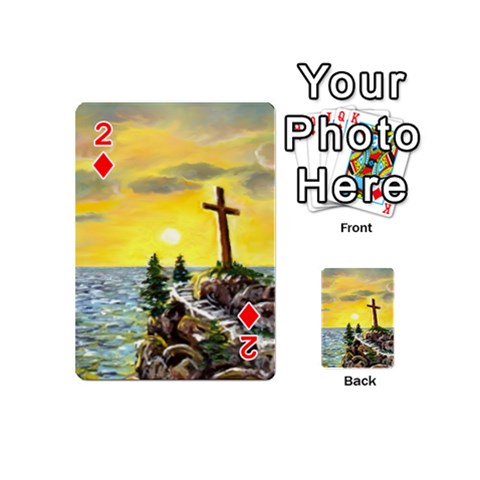 Souls Harbor By Ave Hurley  (1) Playing Cards 54 Designs (Mini) from ArtsNow.com Front - Diamond2