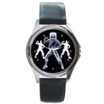 Marshmello Marsh Walk Emote Dancer Unisex Round Metal Watch Round Metal Watch