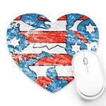 Coat Of Arms Of Thuringia Heart Mousepad