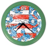 Coat Of Arms Of Thuringia Color Wall Clock