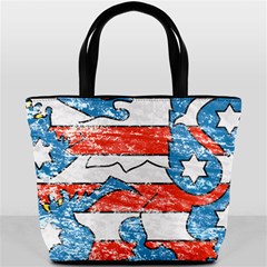 Coat Of Arms Of Thuringia Bucket Bag from ArtsNow.com Back