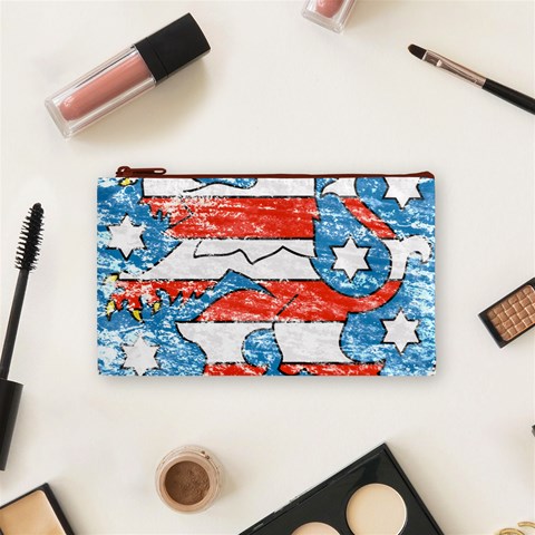 Coat Of Arms Of Thuringia Cosmetic Bag (Small) from ArtsNow.com Front