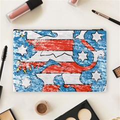 Coat Of Arms Of Thuringia Cosmetic Bag (Large) from ArtsNow.com Back