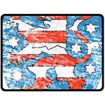 Coat Of Arms Of Thuringia Fleece Blanket (Large)