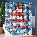 Coat Of Arms Of Thuringia Shower Curtain 60  x 72  (Medium)