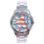 Coat Of Arms Of Thuringia Stainless Steel Analogue Watch