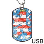 Coat Of Arms Of Thuringia Dog Tag USB Flash (Two Sides)