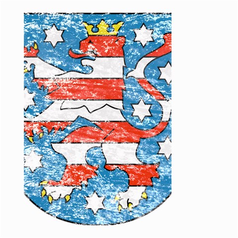 Coat Of Arms Of Thuringia Small Garden Flag (Two Sides) from ArtsNow.com Back