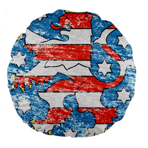 Coat Of Arms Of Thuringia Large 18  Premium Round Cushion  from ArtsNow.com Front