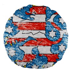 Coat Of Arms Of Thuringia Large 18  Premium Round Cushion  from ArtsNow.com Front