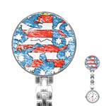 Coat Of Arms Of Thuringia Stainless Steel Nurses Watch
