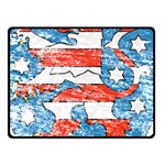 Coat Of Arms Of Thuringia Double Sided Fleece Blanket (Small)