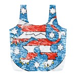 Coat Of Arms Of Thuringia Full Print Recycle Bag (L)