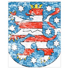 Coat Of Arms Of Thuringia Drawstring Pouch (XL) from ArtsNow.com Back