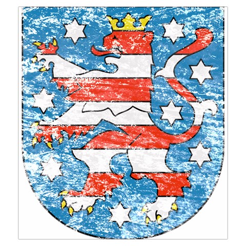 Coat Of Arms Of Thuringia Drawstring Pouch (XXL) from ArtsNow.com Front