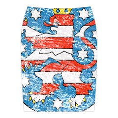 Coat Of Arms Of Thuringia Midi Wrap Pencil Skirt from ArtsNow.com Back