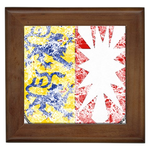 Coat Of Arms Of Schleswig Holstein Framed Tile from ArtsNow.com Front