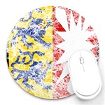 Coat Of Arms Of Schleswig Holstein Round Mousepad