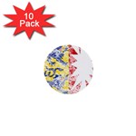 Coat Of Arms Of Schleswig Holstein 1  Mini Button (10 pack) 
