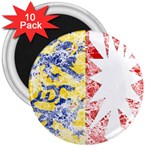 Coat Of Arms Of Schleswig Holstein 3  Magnet (10 pack)