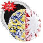 Coat Of Arms Of Schleswig Holstein 3  Magnet (100 pack)
