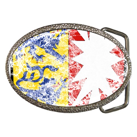 Coat Of Arms Of Schleswig Holstein Belt Buckle from ArtsNow.com Front