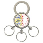 Coat Of Arms Of Schleswig Holstein 3-Ring Key Chain
