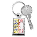 Coat Of Arms Of Schleswig Holstein Key Chain (Rectangle)