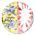 Coat Of Arms Of Schleswig Holstein Magnet 5  (Round)