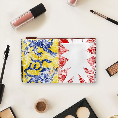 Coat Of Arms Of Schleswig Holstein Cosmetic Bag (Small) from ArtsNow.com Front