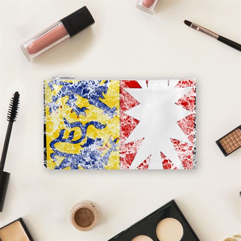 Coat Of Arms Of Schleswig Holstein Cosmetic Bag (Small) from ArtsNow.com Front