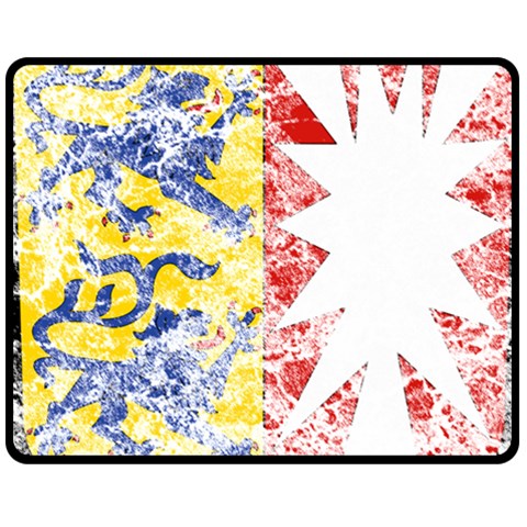 Coat Of Arms Of Schleswig Holstein Fleece Blanket (Medium) from ArtsNow.com 60 x50  Blanket Front