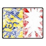 Coat Of Arms Of Schleswig Holstein Fleece Blanket (Small)