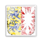 Coat Of Arms Of Schleswig Holstein Memory Card Reader (Square)