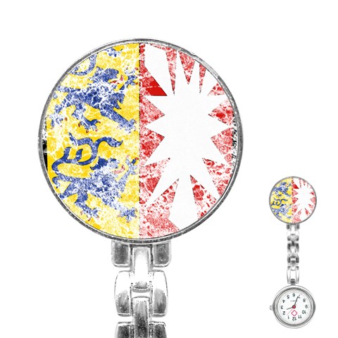 Coat Of Arms Of Schleswig Holstein Stainless Steel Nurses Watch from ArtsNow.com Front