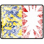 Coat Of Arms Of Schleswig Holstein Double Sided Fleece Blanket (Medium)