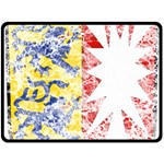 Coat Of Arms Of Schleswig Holstein Double Sided Fleece Blanket (Large)