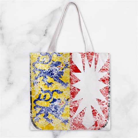 Coat Of Arms Of Schleswig Holstein Zipper Grocery Tote Bag from ArtsNow.com Front
