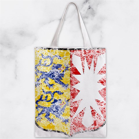 Coat Of Arms Of Schleswig Holstein Zipper Classic Tote Bag from ArtsNow.com Front